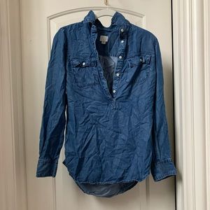 Blue jean button down